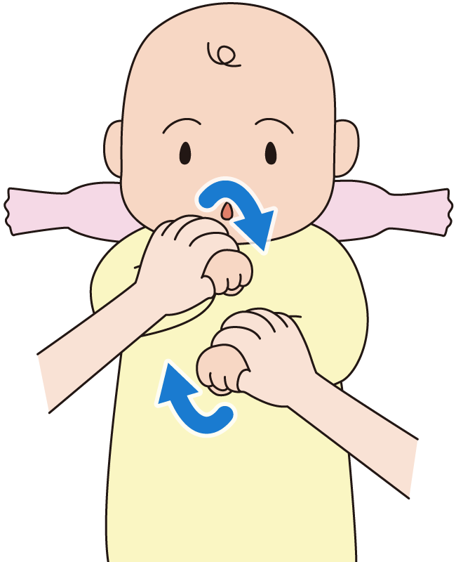 赤ちゃんの体を整える体操