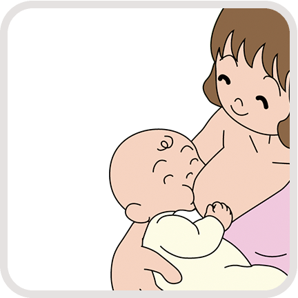 上手におっぱいを飲む