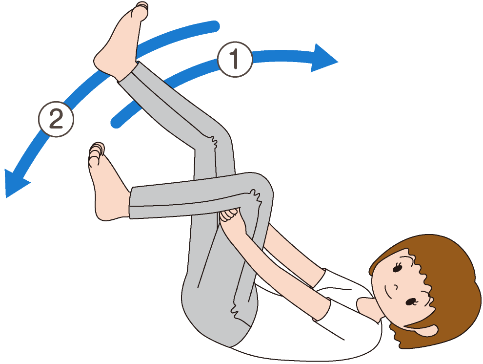 片足だるまさん起き