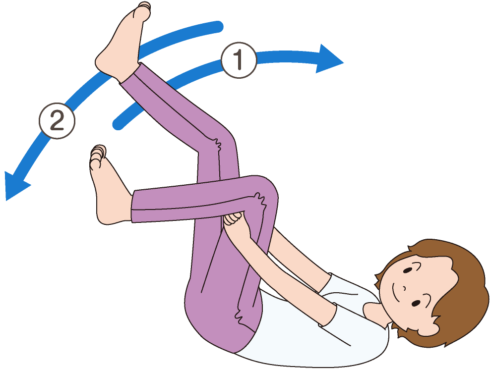 片足だるまさん起き