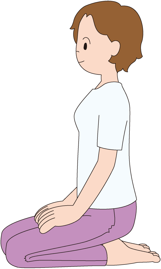 正座で座るときのポイント