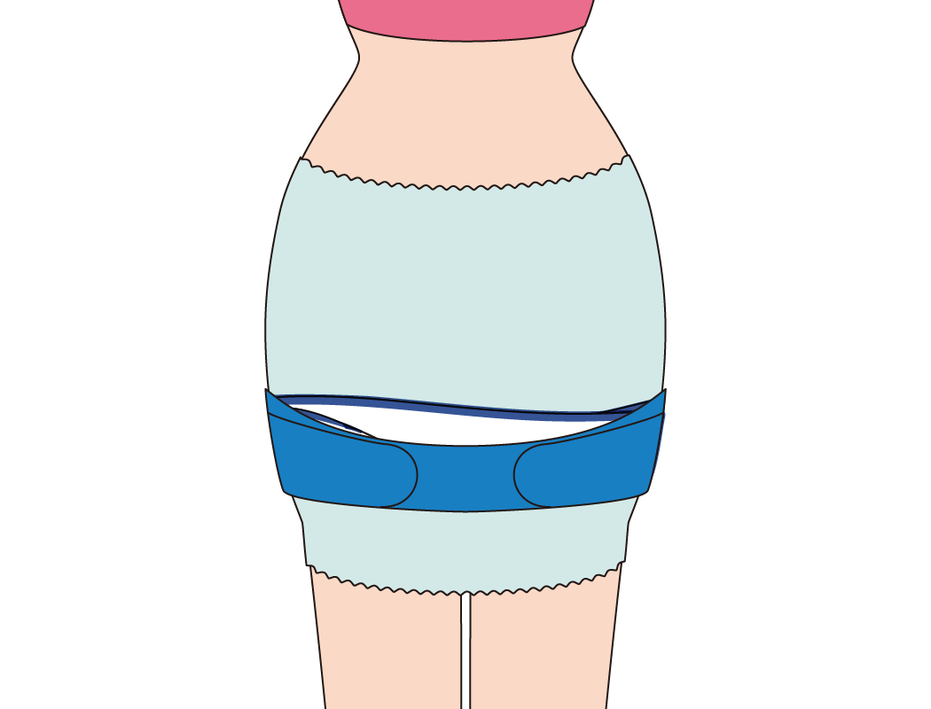 ダブル巻きの完成